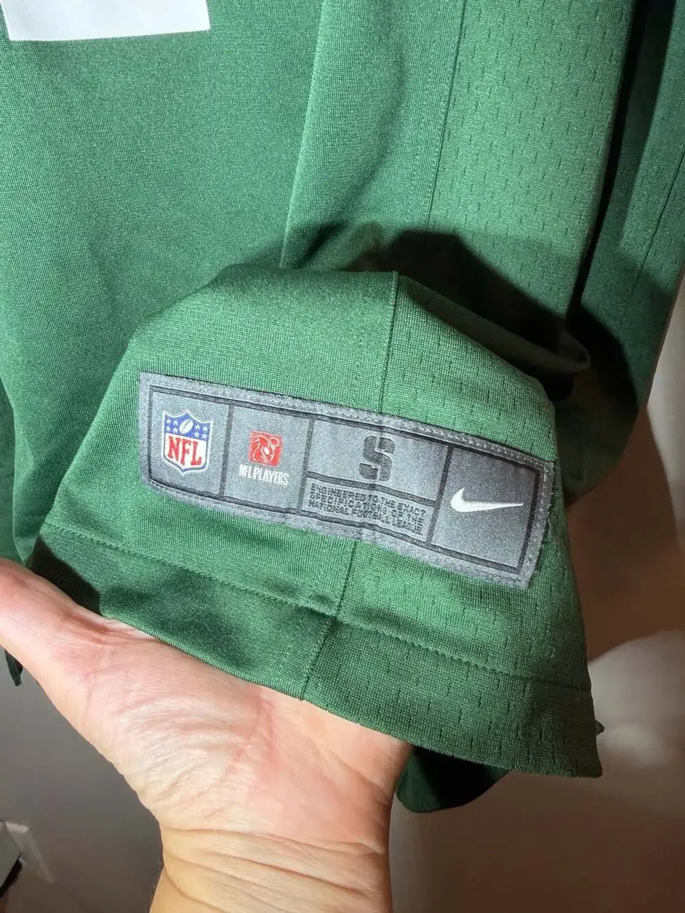 Nike New York Jets Geno Smith #7 Green Home Game Jersey Size S